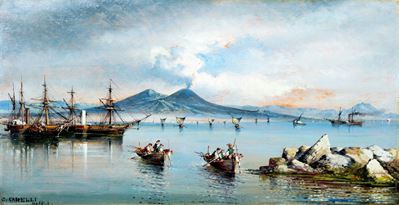 "spiaggia di Mergellina a Napoli"