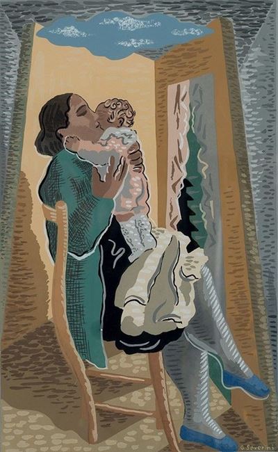 Epilogue, Sedicesima tavola per Fleurs et masques, Pochoir