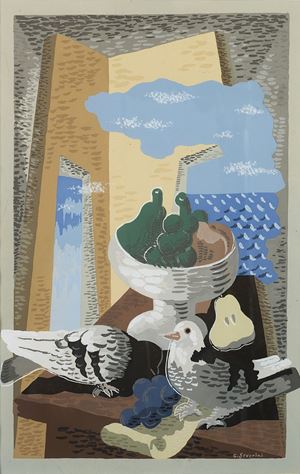Severini Gino - Comptoir et Colombe,
Undicesima tavola p