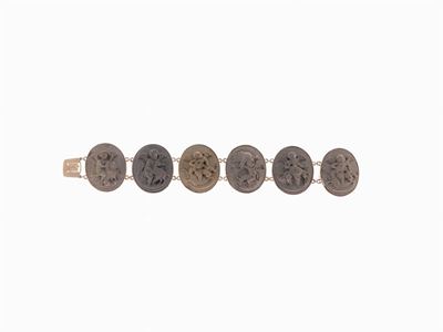 Bracciale in Oro e Pietra Lavica Compost