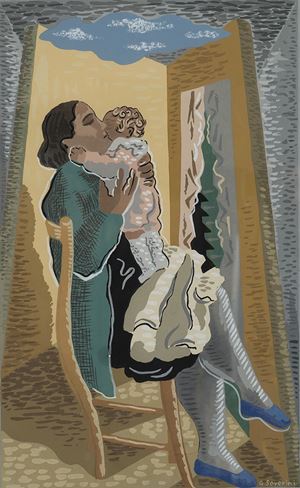 Severini Gino - Maternité,
Dodicesima tavola per Fleurs 