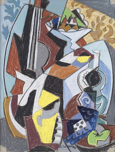 Natura Morta, 1950, pastello su carta
