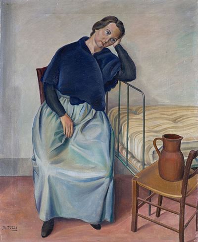 Desolazione, 1924, olio su tela, cm 64x52