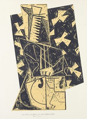 Senza titolo,
tecnica mista su carta, cm