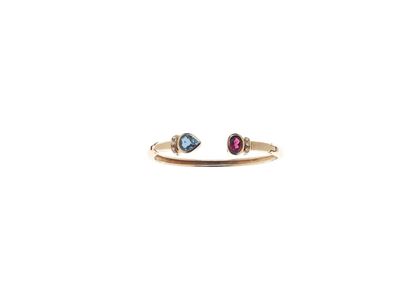 Bracciale in Oro, Diamanti, Tormalina e