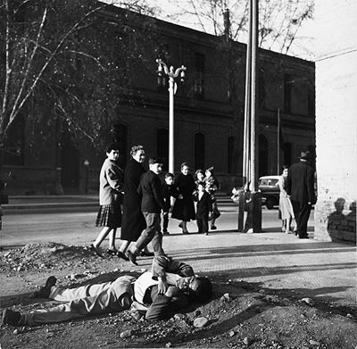 Santiago, Chile, Anni 1950 Stampa Vintag