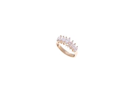 Anello in Oro e Diamanti Riviére a Griff