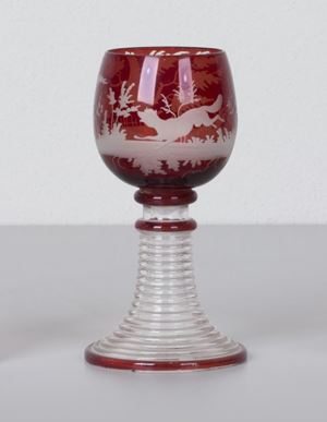 1870 - 1930 ca. altezza cm 13,7
Bicchier