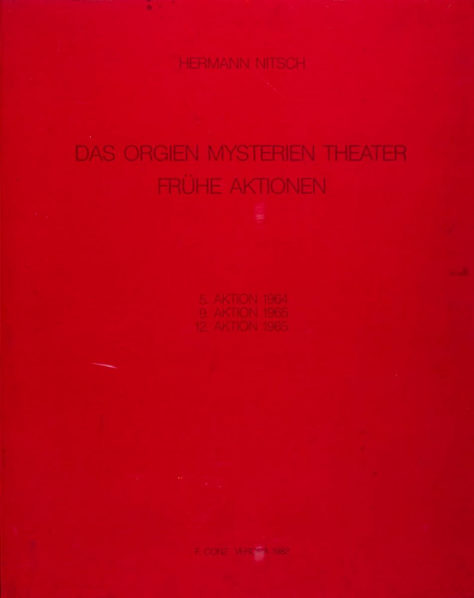 Hermann Nitsch - Das orgien mysterien theater fruhe aktionen, cartella contenente 2 fotolitografi...
