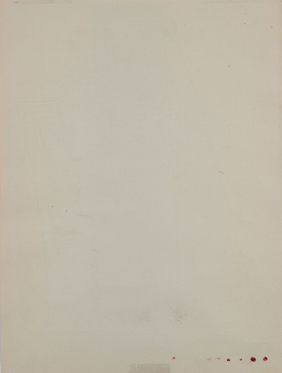 Fausto Melotti - Senza titolo (1977 circa), inchiostro, matita conté e pastello su carta