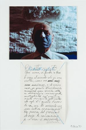 Zaza Michele - Ritratto segreto, '80
cm 50x40