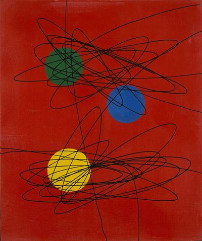 Spirale, 1952, olio su tela