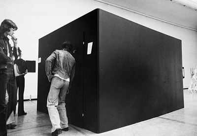 I sogni, spazio privato in spazio pubblico, 1975, stampa vintage alla gelatina ai sali d'argento