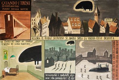 Il Babau (1967), olio su tela