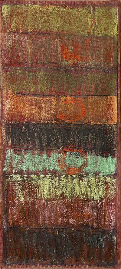 Cromogramma - Tecnica mista su carta, 51 x 22.5 cm