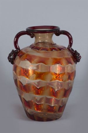 1930 ca. altezza cm 31,5
Vaso in vetro a