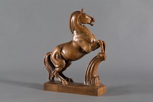 Cavallo Rampante,1925 ca. cm 40 x 33 x 1
