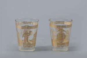 1820 ca. altezza cm 12,5
Coppia di bicch