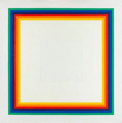 Senza titolo (1973), acrilico su tela