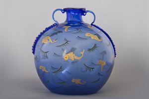 1920 ca. altezza cm 25 x 25 
Vaso in vet