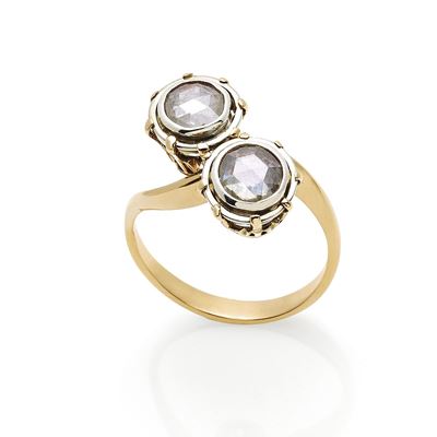 Anello in Oro e Diamanti in Oro Giallo 1
