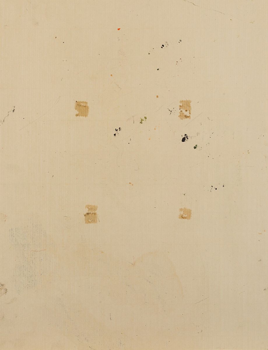 Ennio Morlotti - Nudo, pastello a cera su carta