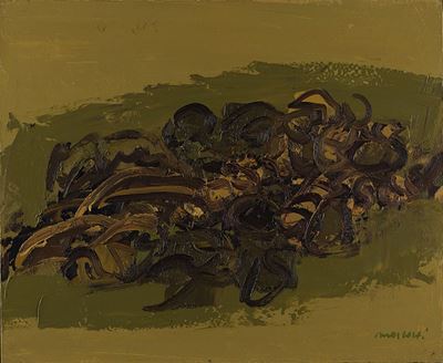 Girasoli, olio su tela, 1974 ca.
