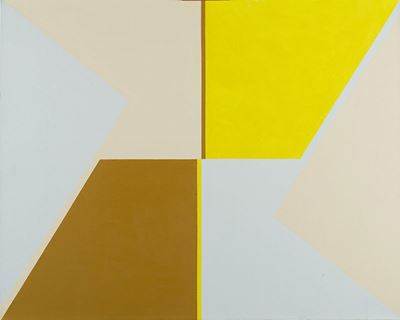 Tempo composto n. 24, 1974 - Olio su tela, cm 80x100