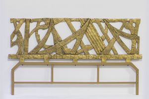 1968 ca. cm 185 x 213 x 105
Testiera di 