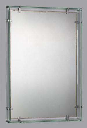 1965 cm 80 x 58,5 x 6
Specchiera in last