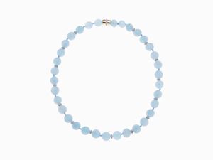COLLANA IN ACQUAMARINE, ORO E DIAMANTI
i