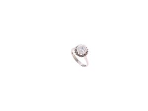 ANELLO SOLITARIO IN ORO E DIAMANTE CT 2,
