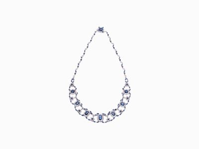 Collana in Oro, Zaffiri e Diamanti, Circ