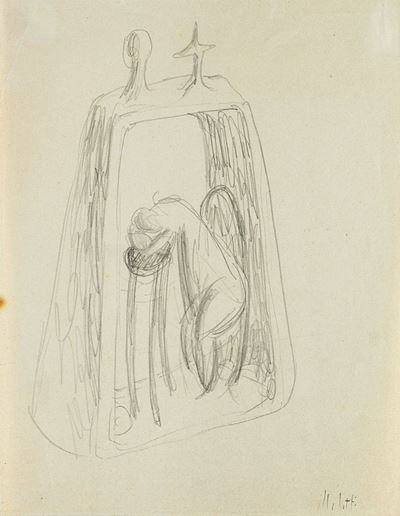 Senza titolo (circa 1931), matita su carta