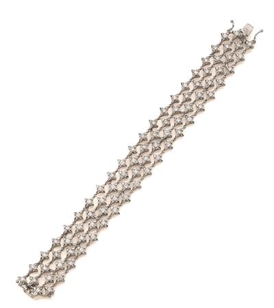 Bracciale in Oro e Diamanti in Oro Bianc