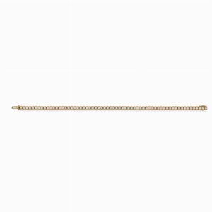  - Bracciale tennis in oro 18k e diamanti