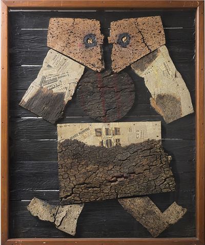 Collage senza titolo, anni '50