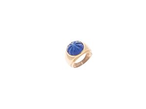 ANELLO IN ORO E PASTA VITREA
Anello in o