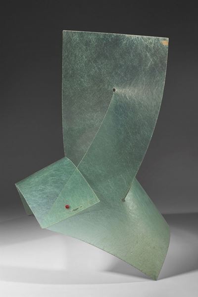 Quadrato a tre dimensioni, variazione seconda (resina, cm 100x100, 1965)