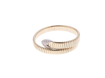 Bracciale Tubogas in Oro e Diamanti in o