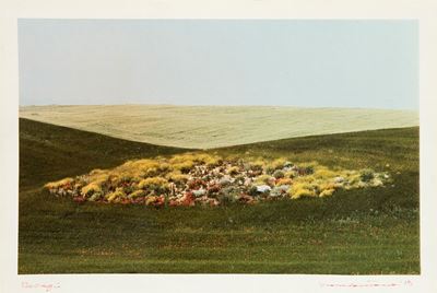 Paesaggio - Stampa cromogenica vintage, 1975
