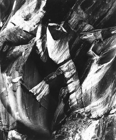 Roccia ossidata - 3, stampa vintage alla gelatina ai sali d'argento