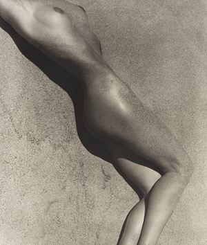 Carrie in sand (Detail), Paradise Cove