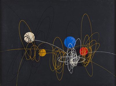 Spirali (1951), olio su tela, cm 60x80