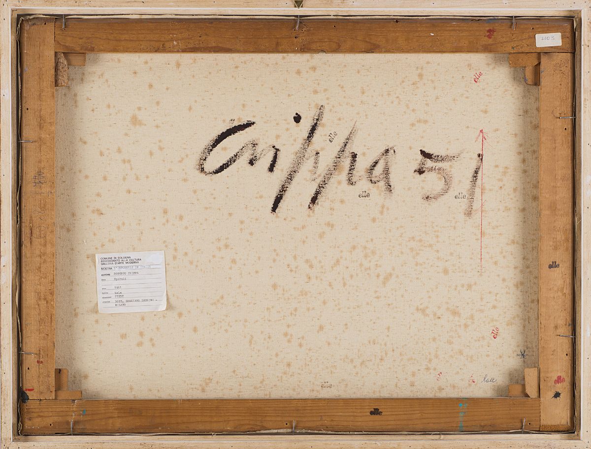 Roberto Crippa - Spirali (1951), olio su tela, cm 60x80
