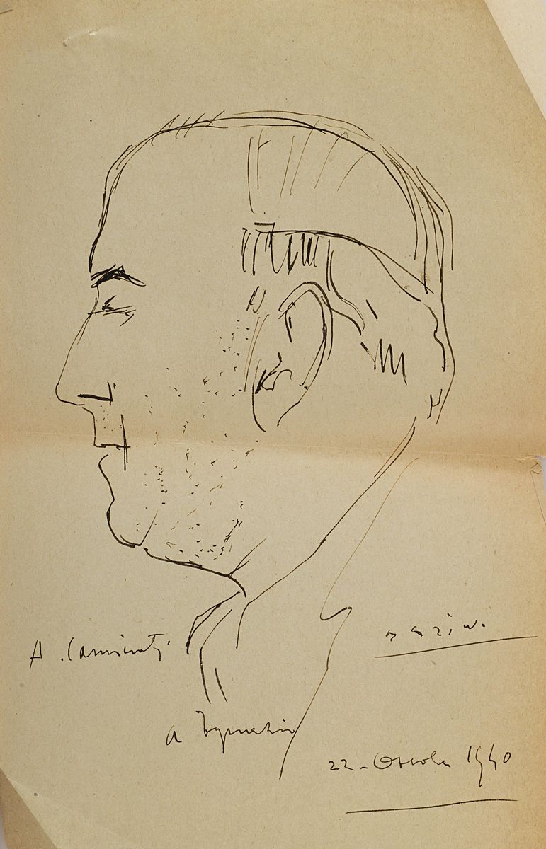Marino Marini - Lotto di 10 fogli di diversa misura