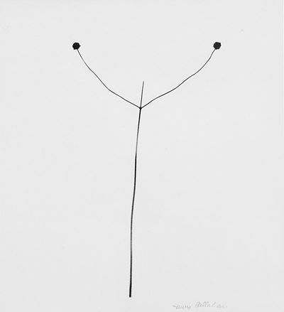 Weed Against Sky, Detroit, 1948 Stampa S
