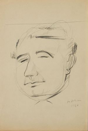Marini Marino - Ritratto su carta, 1937