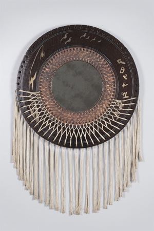 1910 ca. altezza cm 87 (con frange); dia