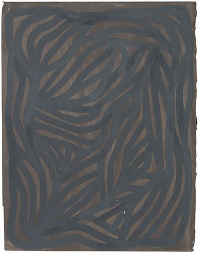 Senza titolo, 2000, gouache su carta, 37x29 cm
